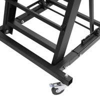 Creeper pliable avec plateau rembourré pour camions et ateliers, pivotant et portable GAPSTL014