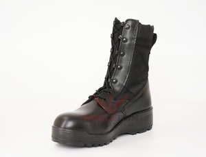 Botas Tácticas Ligeras de Cuero con Cordones para Hombre, Actividades al Aire Libre, Equipo de Seguridad Impermeable, Primavera, Montaña Negra, Camping - Product Image 2