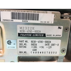 Disco Duro Fujitsu M2322K de 8 Pulgadas, B03B-4745-B002A - Equipo y Piezas de Semiconductores de Confianza de Marca Global - Product Image 3