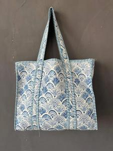 Cotton Floral Bohemian Quilted Shoulder Bag Casual Tote Bag for Women Stylish Lightweight Shoulder Bags - Product Image 2