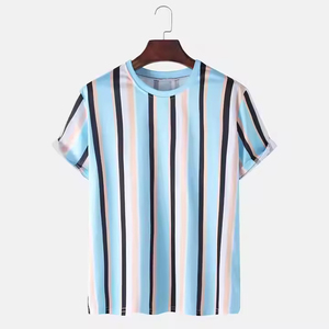 เสื้อยืดผู้ชายแฟชั่นคุณภาพสูงขายดี ดีไซน์ทันสมัย แขนสั้น คอกลม เสื้อยืดลำลองสำหรับฤดูร้อน - Product Image 2