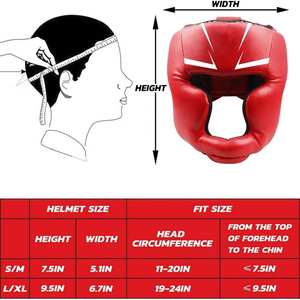 Protège-tête en cuir de haute qualité pour arts martiaux, MMA, boxe, lutte UFC, casque de protection en cuir - Product Image 6