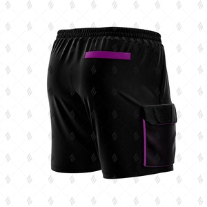 Pantalones Cortos de Lona Resistentes para Hombre, con Cintura Elástica, Secado Rápido, Transpirables, Resistentes al Viento, Ajuste Casual, para Gimnasio y Uso al Aire Libre - Product Image 4