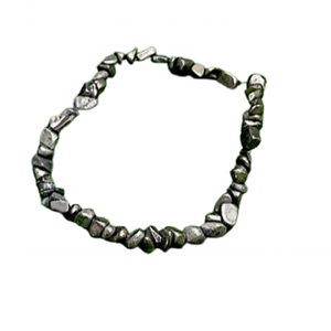 Bracelet à puce en Pyrite naturelles bracelet à puce en pierre de cristal bracelet à puce en pierre de cristal naturel coloré pour femmes - Product Image 1