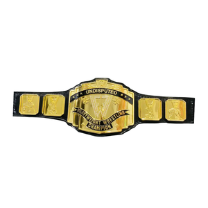 Cinturón de Campeonato Peso Pesado de la WWE Indiscutible, Edición de Coleccionista Chapada en Oro de Alta Calidad - Product Image 1