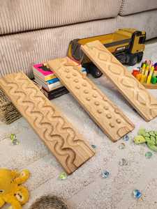 Tablero de alfabeto ABC de madera, juguete educativo ideal para niños, duradero, de alta calidad - Product Image 3