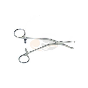 Pince à os orthopédique manuelle Dingman en acier inoxydable, design incurvé, 2x2 dents, robuste, grande taille - Product Image 3