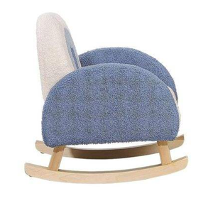 Silla Mecedora de Peluche para Niños, Sillón Infantil con Tela Suave de Peluche, Respaldo Acolchado, Silla de Lectura para Guardería - Product Image 2