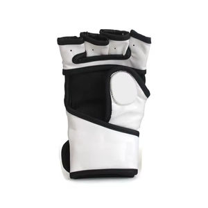 Gants de sparring MMA en cuir de qualité supérieure, demi-doigts, pour la boxe, les arts martiaux et l'entraînement au combat, logo et taille personnalisés, fabriqués au Pakistan - Product Image 3