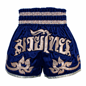 Pantalones Cortos de Muay Thai Sublimados, Ropa Deportiva Profesional, Elástica, de Secado Rápido, para Entrenamiento, MMA, 100% Poliéster, Personalizables - Product Image 1