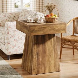 Square <b>Side</b> Table Versatile Tea or Coffee Table with Bedside Usage - Product Image 1