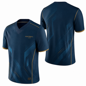 Conjunto de Uniforme de Fútbol Personalizado para Adultos, Transpirable, de Secado Rápido, 100% Poliéster, Uniforme de Entrenamiento de Fútbol, Camiseta y Pantalones Cortos Retro - Product Image 1