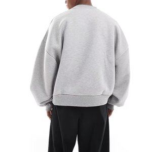 Custom Color Block Men's Hoodie 100% Cotton <b>Sherpa</b> <b>Lined</b> Pullover Hooded Sweatshirt Winter Casual Wear 2027 - Product Image 2