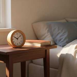 Solid Wood Decorative <b>Clock</b> for Desk and Table - Product Image 2