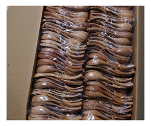 Eco Friendly Wooden Spoon Set Natural Finish OEM Branding Bulk Production - Product Image 1