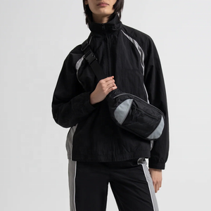 Conjunto de Chándal Personalizado de Verano, Chaqueta Cortavientos de Nailon con Cierre, Ropa Deportiva de Poliéster - Product Image 4