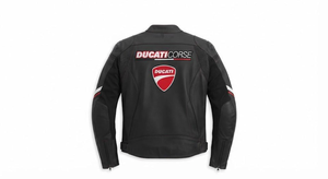 MotoCP Rucati <b>Racing</b> <b>Jacket</b>/Chaqueta Stylish Leather Riding Gear Protection Level 2 CE Certified - Product Image 2