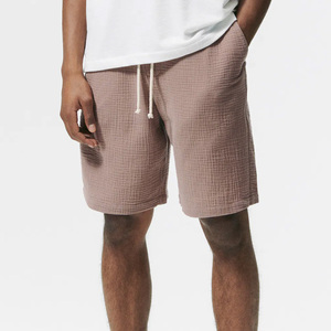 กางเกงขาสั้นผู้ชายทันสมัย ผ้าคอตตอนผสม ดีไซน์อินเทรนด์ / ระบายอากาศได้ดี ตัวเลือกโลโก้แบบกำหนดเอง เหมาะสำหรับคอลเลคชั่นแฟชั่นฤดูร้อนปี 2026 - Product Image 2