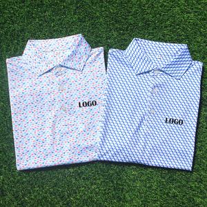 2024 Custom High Quality Quick Dry Man <b>Golf</b> Polo T-<b>Shirt</b> <b>Funny</b> Pattern Polyester Spandex Stiff Collar Design Made in China - Product Image 2