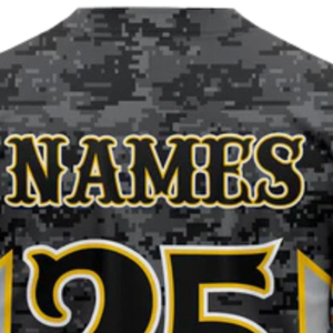 Camiseta de béisbol personalizada para hombre, camuflaje digital gris, uniforme transpirable para equipo de softbol, camisa deportiva atlética con botones para entrenamiento - Product Image 6