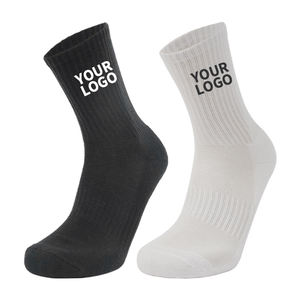 Chaussettes pour enfants tendance, lot de 5, en coton doux, respirantes, rayées, avec lettres tricotées, pour garçons et filles, à porter au quotidien - Product Image 1