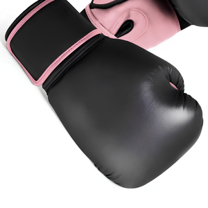<b>Leather</b> Breathable Moisture Wicking Full Finger Lightweight Laced Boxing <b>Gloves</b> for Men <b>Women</b> Kickboxing Heavy Bag Fighting - Product Image 4