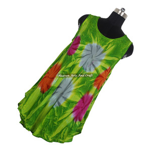 Elegante Vestido Maxi de Rayón con Tie-Dye Multicolor para Mujer, Sexy, Largo hasta el Tobillo, Estilo Bohemio, para Bodas y Fiestas - Product Image 6