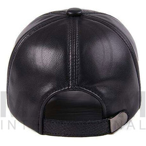 Gorra de Béisbol de Cuero con Logotipo Personalizado en Relieve, Gorra Casual Impermeable para Hombre y Mujer - Product Image 6