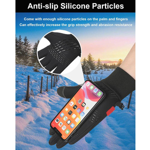 Winter Motorcyclist <b>Gloves</b> for <b>Men</b> Cycling Warm Fleece Skiing Bicycle Waterproof Thermal <b>Gloves</b> Gym <b>Touch</b> <b>Screen</b> Anti-slip - Product Image 4