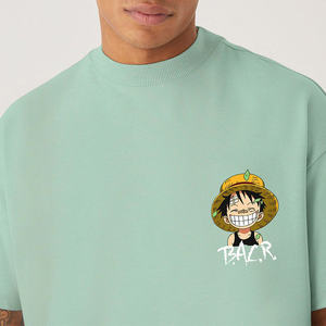 Camiseta de Lujo para Hombre, Calidad Premium, Luffy One Piece, Camiseta Estampada Extra Grande, Camiseta Vintage Extra Grande para Hombre AI-TS-20 - Product Image 4