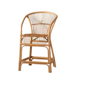 Wholesale Handcrafted Natural Rattan Dining Chair <b>High</b> <b>Bar</b> <b>Stool</b> Wicker Counter Chair Manufacturer Supplier for Restaurant Hotel - Product Image 2
