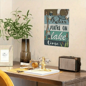 CIFbuy Plaque en aluminium vintage rustique 8x12 pouces, thème ferme et pêche, pour TikTok ou pour le service de retrait Temu - Product Image 6