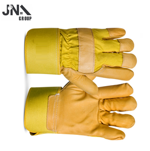 Rigger Heavy Duty Cow Split Leather Work <b>Gloves</b> Long Lasting Industrial Safety <b>Gloves</b> with Hand Protection 707 <b>Gloves</b> - Product Image 2