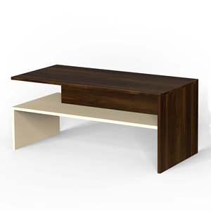 Mesa de Centro de Diseño Moderno Taurley en Arce Marrón y Beige para Sala de Estar o Salón, Parte de la Gama Essentia - Product Image 3