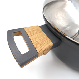 Cacerola Antiadherente Premium con Revestimiento de Granito, Cuerpo de Aluminio Duradero, Tapa de Vidrio Templado, Asas Laterales Resistentes al Calor - Product Image 5