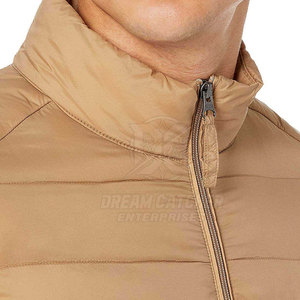 <b>Top</b> Selling High Quality Eco-Friendly <b>Bubble</b> Jacket with Stand Collar Front Logo Customization Wholesale Winter Jacket for Men - Product Image 5