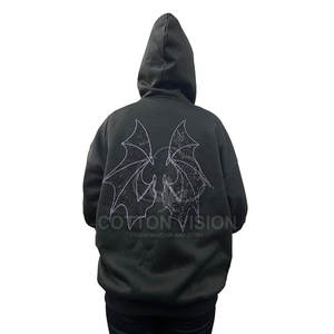 Sudadera con Pedrería Personalizada OEM con Logotipo, Directo de Fábrica, Sudadera con Pedrería Personalizada con Diseño Personalizado - Product Image 5