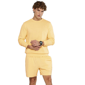 Mens Lightweight Crew <b>Neck</b> T Shirt and Shorts Set Athletic Casual Outfit for Gym Running Workout Training Summer <b>Travel</b> - Product Image 1