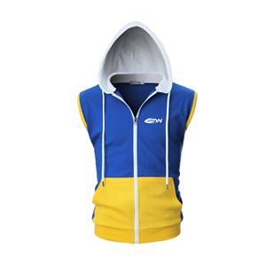 Sweat à capuche pour homme, 240 g/m², en polyester/coton, imperméable, respirant, brodé, imprimé, sans cordon, uni, pour l'extérieur - Product Image 1
