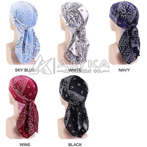 Men's Dark Blue Bows Unisex Bandana <b>Head</b> <b>Wrap</b> Multi-Functional Uses Street Luxury Fashion Accessory All Seasons Wear <b>Silk</b> - Product Image 6