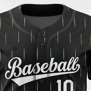 Camiseta de Béisbol 2026 con Diseño Personalizado, Cuello en V, Estilo Deportivo, la Camiseta de Béisbol Más Vendida Hecha en Pakistán - Product Image 6