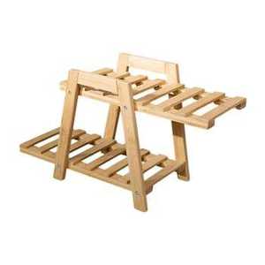 Support pour plantes en bois de bouleau, étagères à plusieurs niveaux, pour l'intérieur et l'extérieur, support de présentation pour pots de fleurs, décoration moderne pour la maison - Product Image 5