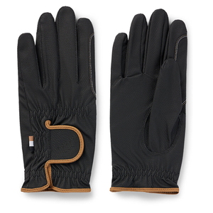 Gants d'équitation unisexes de qualité supérieure en cuir noir respirant pour l'équitation, le polo, le cyclisme, la protection des mains, usage extérieur décontracté, compatibles écran tactile - Product Image 5