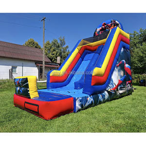 Toboggan gonflable commercial robuste pour location événementielle - Product Image 1