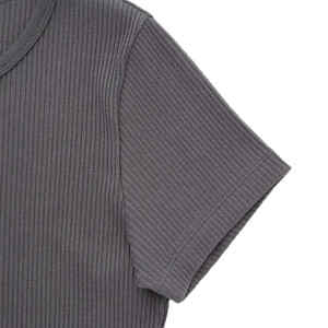 Haut court pour femme 100 % coton à carreaux, avec logo personnalisé, service OEM, prix usine bas, respirant, idéal pour l'été – Meilleures ventes - Product Image 6