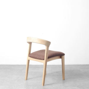 Chaise ergonomique en teck à finition naturelle écologique avec dossier robuste pour restaurant et salle à manger, design moderne - Product Image 2
