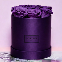 Boîtes à chapeaux imperméables pour fleurs, boîtes cylindriques rigides et rondes vides pour bouquets, boîtes cadeaux en papier pour ballons avec couvercles