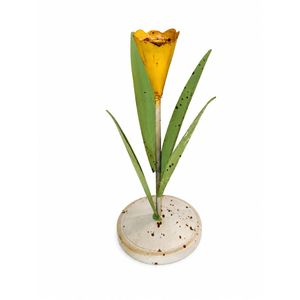 Handmade Metal Flower Candle Holder <b>Decorative</b> <b>Table</b> Centerpiece Rustic Iron Tea Light Candle Stand Vintage Home <b>Decor</b> Wedding - Product Image 1