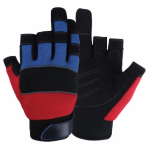 Guantes de Seguridad Industriales Resistentes, Reforzados con Amara, Resistentes a la Abrasión, de Cuero Sintético, Protección para Manos, Trabajo Mecánico - Product Image 2