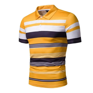 เสื้อยืดลำลองผู้ชายขายส่ง ผ้าเนื้อนุ่ม ระบายอากาศได้ดี แห้งเร็ว เสื้อโปโลผู้ชายไซส์ใหญ่ - Product Image 3